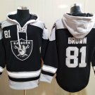 Las Vegas Raiders 81 Tim Brown Hoodies