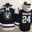 Las Vegas Raiders 24 Charles Woodson Hoodies