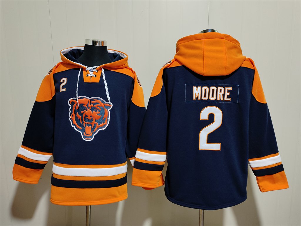 Chicago Bears 2 DJ Moore Hoodies