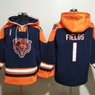 Chicago Bears 1 Justin Fields Hoodies