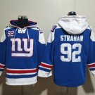 New York Giants 92 Michael Strahan Hoodies