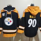 Pittsburgh Steelers 90 T. J. Watt Hoodies-2