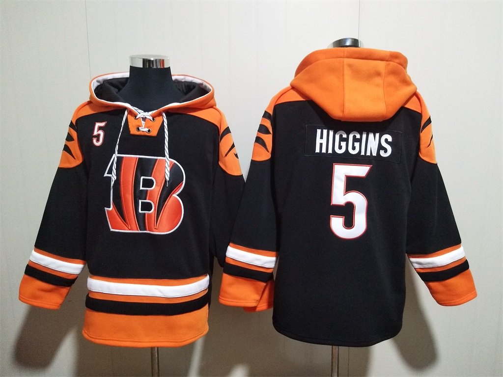 Cincinnati Bengals 5 Tee Higgins Hoodies