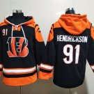 Cincinnati Bengals 91 Trey Hendrickson Hoodies