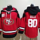 San Francisco 49ers 80 Jerry Rice Hoodies