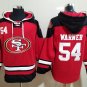 San Francisco 49ers 54 Fred Warner Hoodies