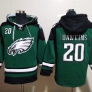 Philadelphia Eagles 20 Brian Dawkins Hoodies-1