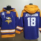 Minnesota Vikings 18 Justin Jefferson Hoodies
