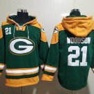 Green Bay Packers 21 Charles Woodson Hoodies