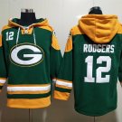 Green Bay Packers 12 Aaron Rodgers Hoodies-1