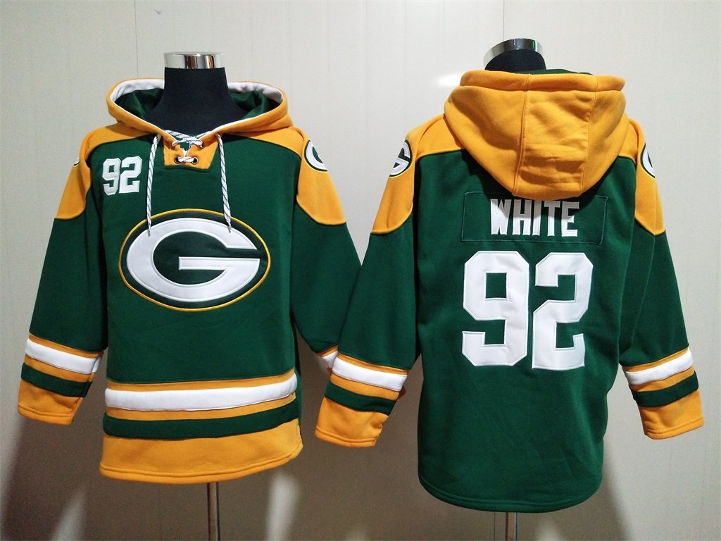 Green Bay Packers 92 Reggie White Hoodies