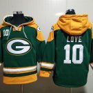 Green Bay Packers 10 Jordan Love Hoodies