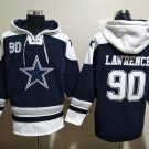 Dallas Cowboys 90 DeMarcus Lawrence Hoodies