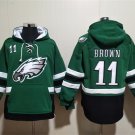 Philadelphia Eagles 11 A.J. Brown Hoodies-1