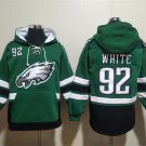 Philadelphia Eagles 92 Reggie White Hoodies-1
