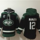 New York Jets 12 Joe Namath Hoodies-2