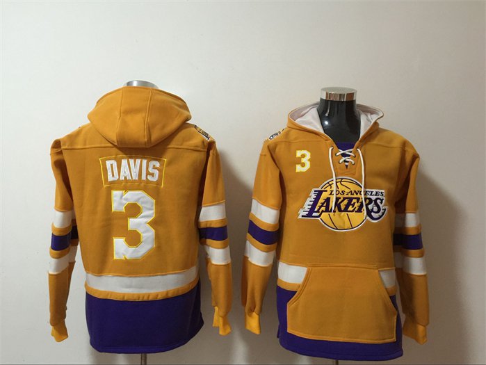 Los Angeles Lakers 3 Anthony Davis Hoodies-1
