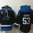 Carolina Panthers 53 Brian Burns Hoodies