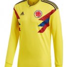 ADIDAS COLOMBIA LONG SLEEVE HOME JERSEY FIFA WORLD CUP 2018. (S, M, L, XL, 2XL)