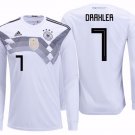 ADIDAS JULIAN DRAXLER GERMANY LONG SLEEVE HOME JERSEY FIFA WORLD CUP 2018. (S, M, L, XL, 2XL, 3XL)