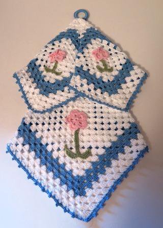 Crochet Granny Square Pot Holders Blood Cancer United