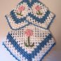 Crochet Granny Square Pot Holders Blood Cancer United