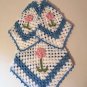 Crochet Granny Square Pot Holders Blood Cancer United