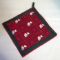 Teddy Bear Christmas Pot Holder for Blood Cancer United Green
