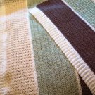 Crochet Baby Blanket Woodsy Color for Leukemia Lymphoma Society