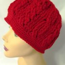 Crochet Petal Cabled Hat Red Blood Cancer United Crochet Petal Cabled Hat Red Blood Cancer United