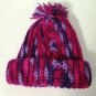 Crochet Youth Beanie Hat Variegated Blood Cancer United