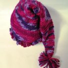 Crochet Youth Stocking Hat Blood Cancer United Purple Blue