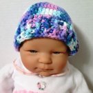 Crochet Infant Cotton Hat Blue Blood Cancer United