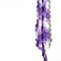Crochet Prayer Bookmark for Leukemia and Lymphoma Society Lavender White