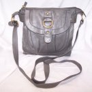 Great American Leather Works Gray Grey Organizer Cross Body Shoulder Bag Purse