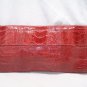R&Y Augousti Red Stingray Ostrich Leg Clutch Purse Bag (SALE FOR 1 WEEK)
