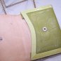 a9,475 Coach Wallet Clutch Monogram Green Leather