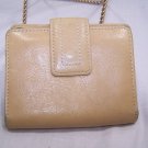 Fossil Wallet Trifold Yellow Leather Clutch