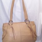 Stone Mountain Shoulder Bag Purse Tote Brown Leather