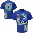 Dale Earnhardt Jr #88 Blue Lightning Bolt Slingshot Nationwide T-Shirt XLarge