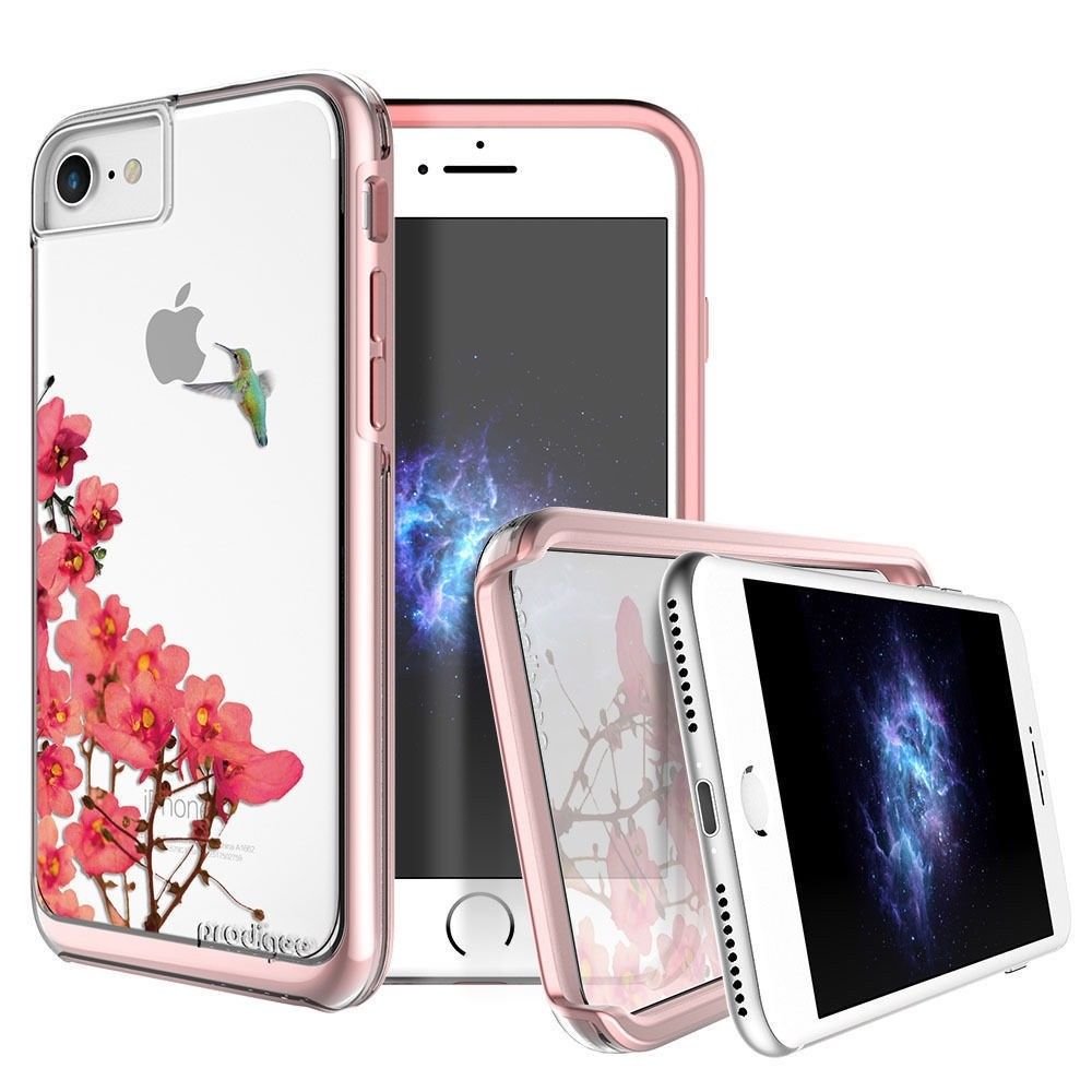 Prodigee Show Transparent Case Thin Slim Cover for iPhone 7/ 6/ 6s - Blossom