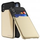 Prodigee Undercover Case For Apple iPhone X - Gold - Retail Packaged