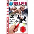 Xtreme Cables Selfie Stick Holder for Smartphones - Retail Packaging - Red