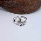 Sterling Silver Wire Letter Z Toe Ring Sterling Silver Wire Letter Z Toe Ring