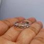 Wave Textured Toe Ring 925 Sterling Silver, Handmade Adjustable Ring For Her