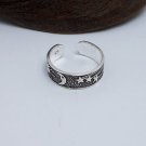 Sterling Silver Star Moon Sun Toe Ring Sterling Silver Star Moon Sun Toe Ring