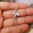 Solid Hammerhead Shark Pendant, 3D Silver Shark Fish Charm
