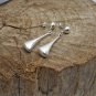 Handmade Geometric Drop Earrings In 925 Sterling Silver