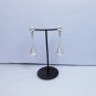 Handmade Geometric Drop Earrings In 925 Sterling Silver