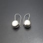 Sterling Silver Ball Drop Earrings, Silver Dangle Earrings, Handmade Earrings